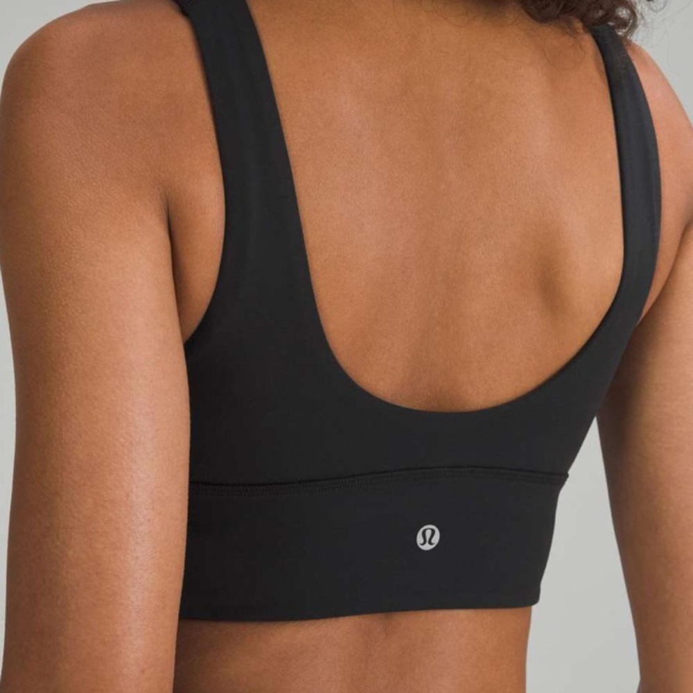 lululemon athletica Black Scoop-Back Sports Bra